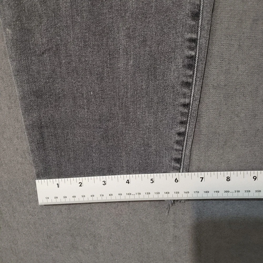 Gap Jeans Womens Size 18 Tall Mid Rise‎ Skinny Button Fly Black